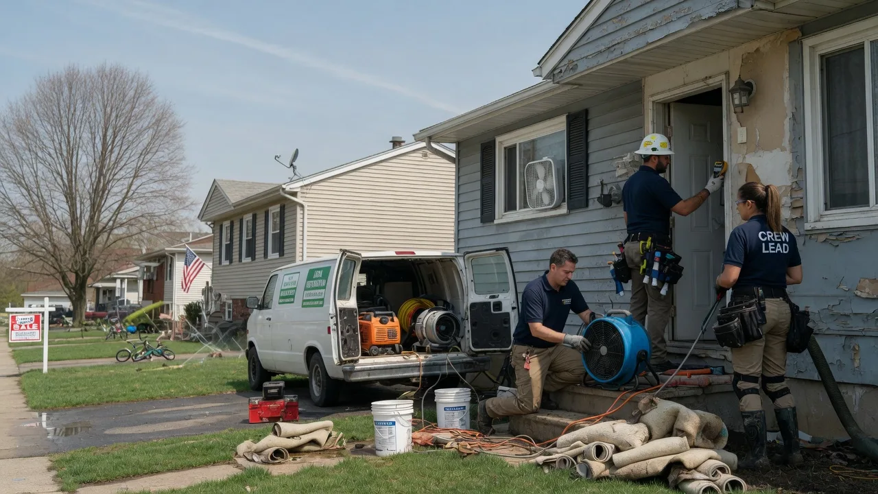 Flood Cleanup in Glen Mills, PA near me